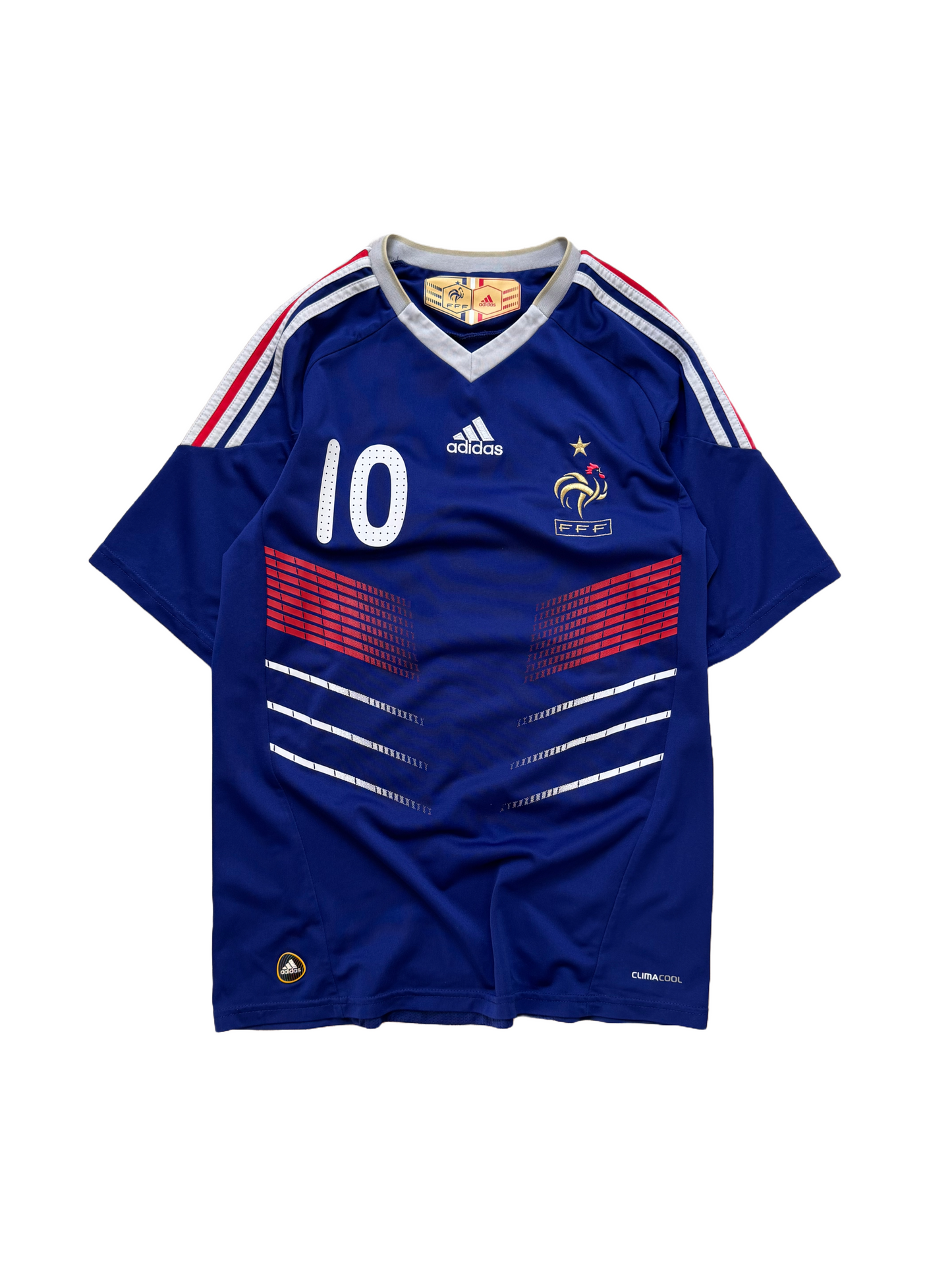 Vintage 2009 Adidas France Benzema Jersey (S)
