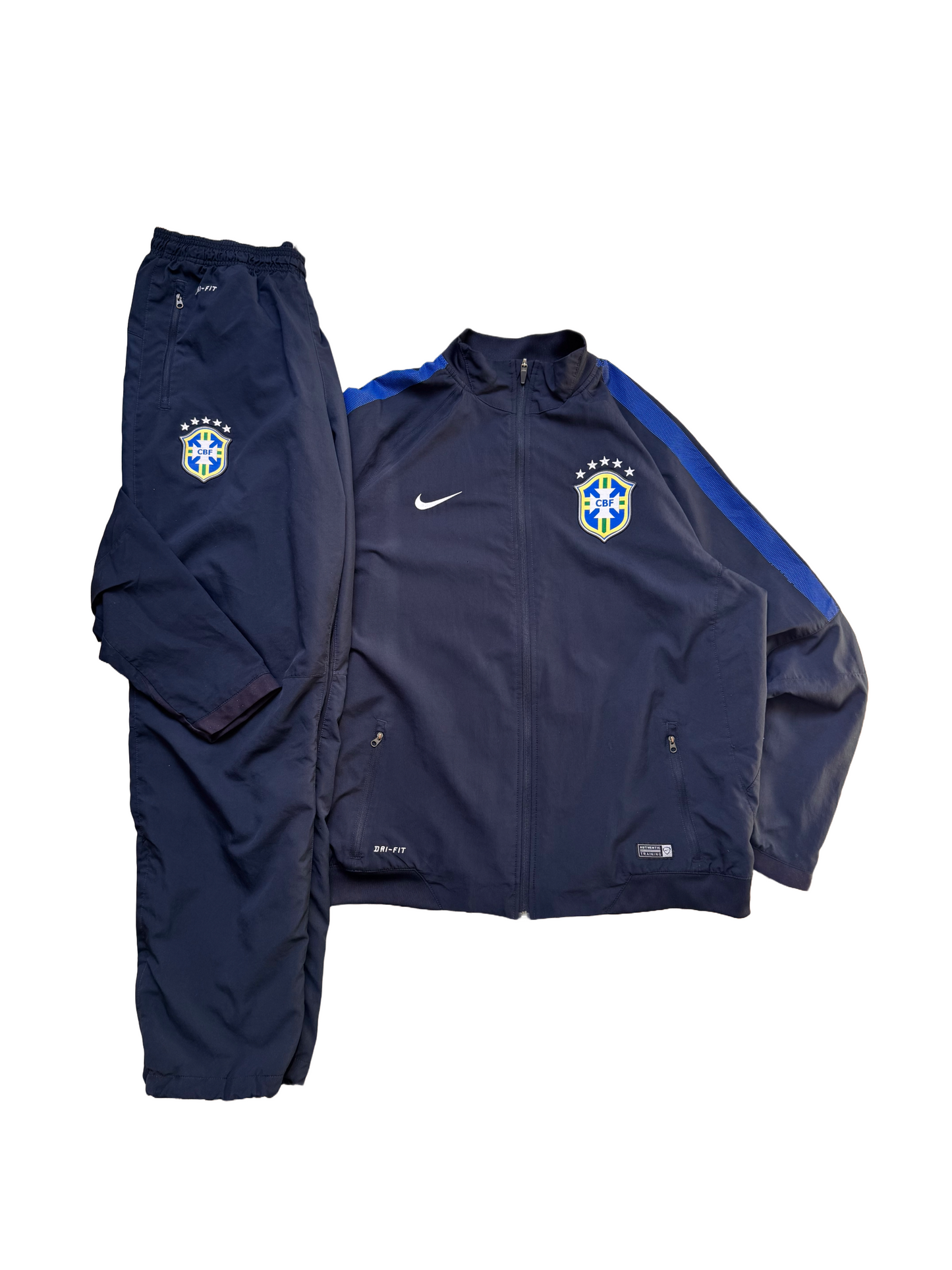Vintage Nike Brasil Tracksuit (XL)